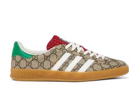 white gucci gazelle|adidas x Gucci gg monogram.